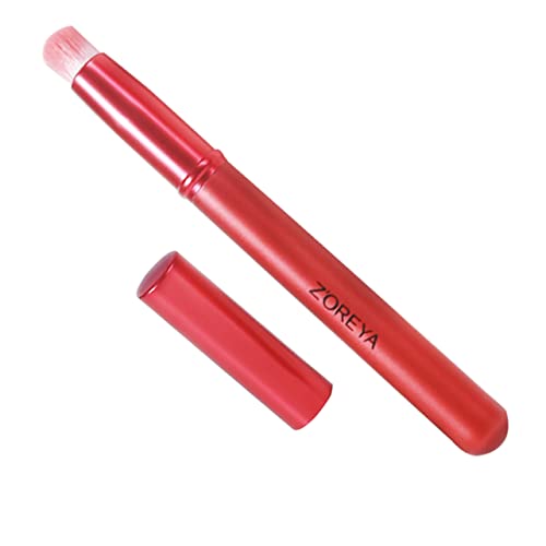 Vaguelly Lippenpinsel für Frauen Make Up Pinsel Lipgloss Concealer Pinsel Tragbar mit Abdeckung von Vaguelly