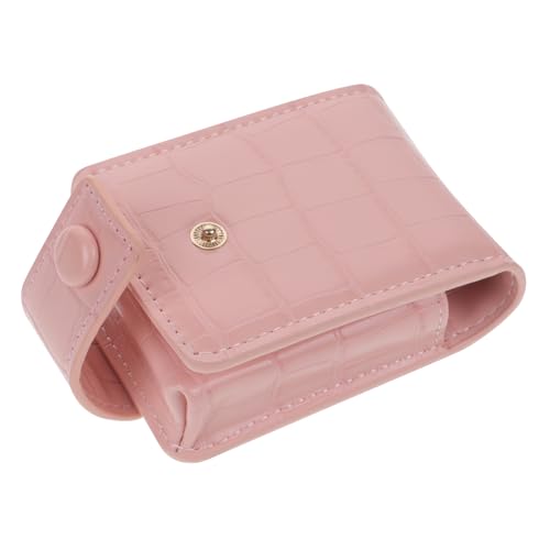 Vaguelly Kleiner Make Up Tasche mit Spiegel Kompakte Lippenstifthalter für Damen Tragbare Kosmetiktasche für Reisen Lipgloss und Lippenstift Organizer Handtasche Kosmetik Aufbewahrung von Vaguelly