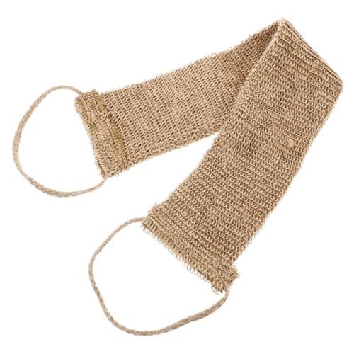 Vaguelly Badschrubber Mit Griffen Für Dusche Natürlicher Luffa-rückenschrubber Zum Körperpeeling Geeignet Für Männer Und Frauen Badezubehör von Vaguelly