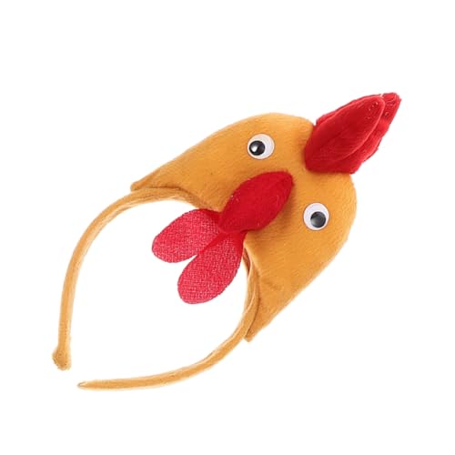 Vaguelly Lustiger Hahn Haarreif Cartoon Stirnband Party Kopfschmuck für Fasching Maske Geburtstagsfeier und Karneval Geeignet Robustes Design für Damen und Herren von Vaguelly