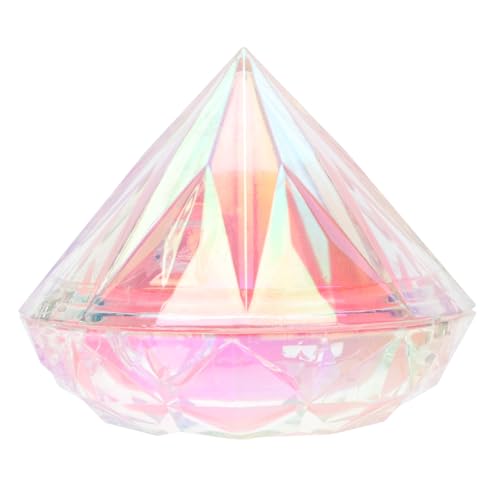 Vaguelly Foundation-pinsel Für Flüssiges Make-up Diamantform Kosmetik Für Mädchen Bequem Gesichts-make-up Robuste Schale Magnetischer Deckel Hochwertige Kunstfaserborsten von Vaguelly