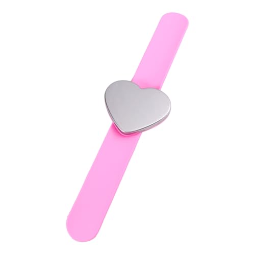 Vaguelly Magnetisches Silikon Schlagarmband Herzform Leichtes Handgelenksband mit Nadelhalterfunktion Komfortabel für Alltag und Handarbeit Geeignet für Näh und Friseurbedarf von Vaguelly