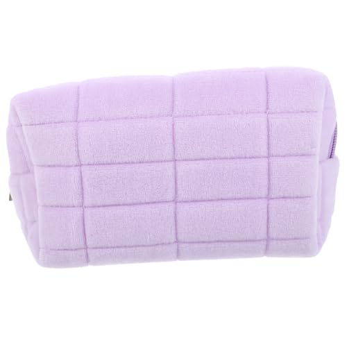 Vaguelly Make Up aus Weichem Flockmaterial Große Kosmetiktasche für Damen Aufbewahrung für Multifunktional und Geräumig von Vaguelly