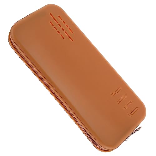 Vaguelly Schminkpinseltasche Mit Reißverschluss Make-up-pinselhalter Aus Silikon Reiseetui Für Kosmetikpinsel Organizer Für Make-up-Pinsel Praktische Beutel Für Damen von Vaguelly