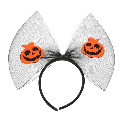 Vaguelly Mesh Bow-knot Haarschmuck Für Halloween Süßes Kürbis-stirnband Leicht Und Atmungsaktiv Für Kostümpartys Und Festivals Spaß Und von Vaguelly