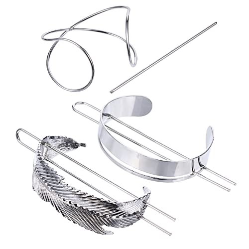 Vaguelly 3stücke Haarspange Haarstab Bun Für Frauen Haarspange Frauen Bun Dekorative Haarnadel Klemme von Vaguelly