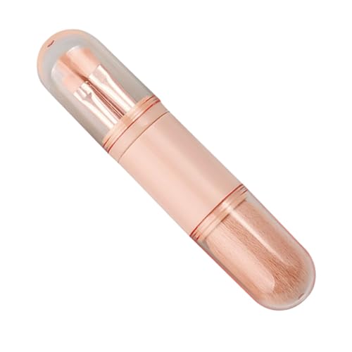 Vaguelly Mini Reise Make Up Pinsel Set mit Weichen Borsten Kompakt und Leicht Multifunktional für Lidschatten und Puder Tragbar für Unterwegs und Schnelle Auffrischungen von Vaguelly