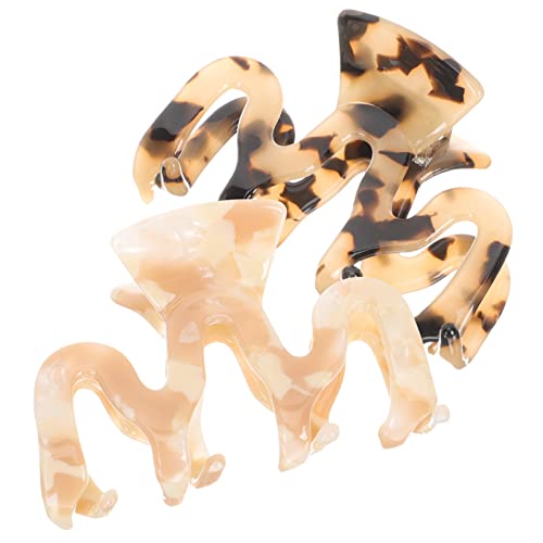 Vaguelly 2stücke Haarspange Mit Clips Große Haarklammern Für Frauen Starkes Halt Slip Haar Clip Haarschmuck Für Dickes Oder Dünnes Haar Glattes Oder Lockiges von Vaguelly