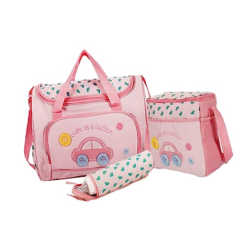 Vaguelly Multifunktions-wickeltasche Tote Für Mama Große Kapazität Stilltasche Wickeltasche Auto-Design Mummy Bag Set von Vaguelly