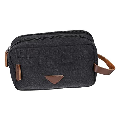Vaguelly Multifunktionstasche Aus Canvas-Material Reisekosmetiktasche Kulturbeutel Tragbare Schminktasche Dusch-Organizer Kosmetiktasche Raum Für Reiseutensilien Karten Und Kleinigkeiten von Vaguelly