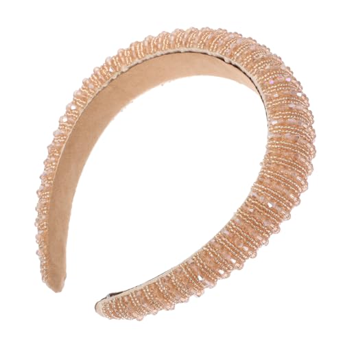 Vaguelly Perlen Haarband Damen Handgefertigt Komfortabel Neutral Modisch Geeignet für Party Hochzeit Braut Frisur Schmuck von Vaguelly