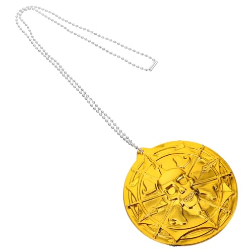 Vaguelly Piraten-themen Halskette Mit Schädel-anhänger Für Herren Vintage Schmuck Für Partys Und Outfit-gestaltung Leichtes Und Sicheres Material Als Vaguelly Piraten-themen Halskette Mit Schädel-anhänger Für Herren Vintage Schmuck Für Partys Und Outfit-gestaltung Leichtes Und Sicheres Material Als von Vaguelly