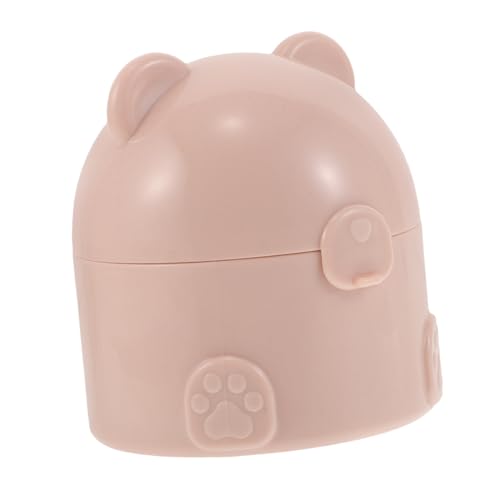 Vaguelly Plastik Puderquaste mit Behälter Weiche Makeup Puff Nachfüllbar Tragbar Multifunktional für Damen Kompakt für Reisen Praktischer Puderbehälter in Zartem Rosa Leicht und Stylisch von Vaguelly