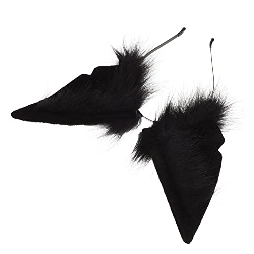Vaguelly Wolfsohren Stirnband Aus Plüsch Flauschiges Haardekor Accessoire Für Partys Dekoratives Partykostüm Zubehör Cartoon-design Stirnband Für Fotos Und Cosplay von Vaguelly
