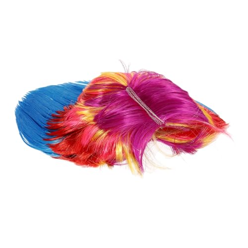 Vaguelly Perücke Perücken Cosplay Maskerade Perücke Für Männer Kurz Rocker Cosplay Requisite Zufällige Farbe von Vaguelly