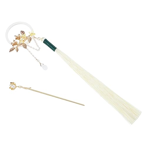 Vaguelly Quaste Haargummi Haarnadel Brötchenformen für Haare Mädchen Barrettes für Haare Haarnadelstifte haarschmuck frisierumhang dekoring Quaste Haarnadel Blumenhaarnadel Legierung von Vaguelly