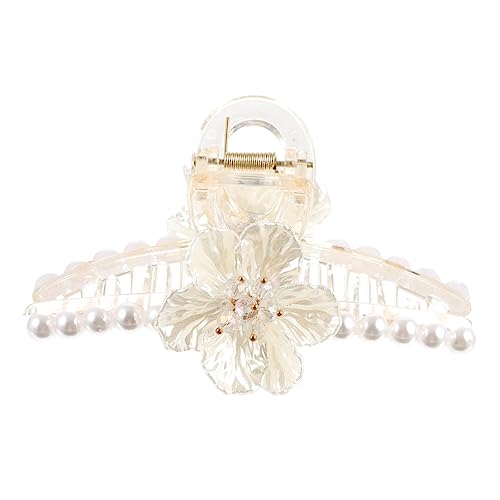 Vaguelly Haarklammer Mit Kristallblumen-design Haarspange Für Damen Für Besondere Anlässe Und Alltag Sorgt Für Stilvolle Frisuren Und Einfachen von Vaguelly