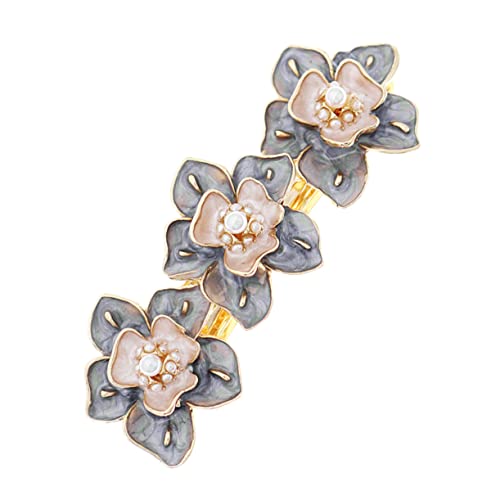 Vaguelly Retro Perlen Wasser Haarspange Damen Vintage Blüten Haarclip Hochzeit Haarschmuck für Langhaar Sicherer Komfortables Styling Tragbar und Schonend von Vaguelly