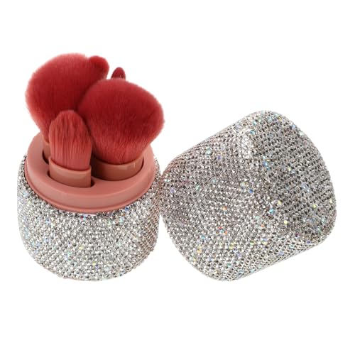 Vaguelly Schminkpinsel Set Mit Brillanten-halter Gesichts Und Augenpinsel-set Make-up-box-organizer Tragbar Für Reisen Mit Puder Und Rougepinseln von Vaguelly