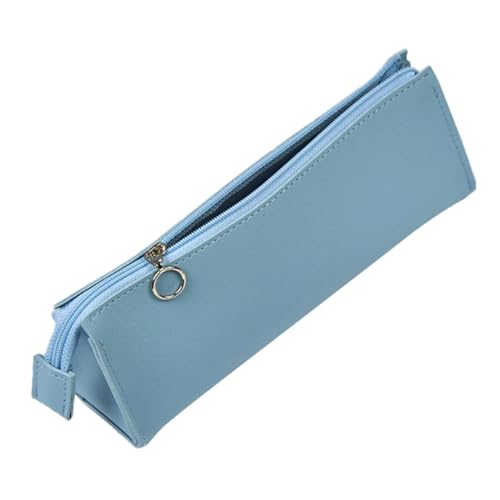 Vaguelly Schminktasche Tragbar Kosmetiktasche Für Reisen Und Camping Make-up-Aufbewahrungstasche Mit Reißverschluss Federmäppchen Aus Pu-Leder Für Frauen Und Mädchen von Vaguelly