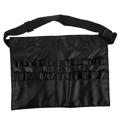 Vaguelly Schultertasche Für Make-up-Werkzeuge Multifunktionale Pu-Make-up-Pinsel-Tasche Für Profis Und Verbraucher Organizer Für Kosmetik Und Essentielle Pflegeprodukte Schwarz Fächer von Vaguelly