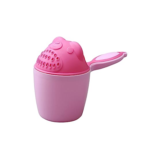 Vaguelly Niedlicher Babylöffel Im Cartoon-stil Dusch-schöpflöffel Shampoo-becher Für Kinder Kunststoff Bequemer Griff Sicheres Ausspülen Der Haare Des Babys von Vaguelly