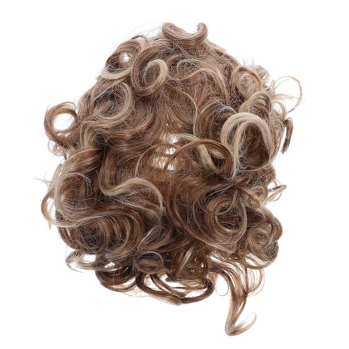 Vaguelly Short Curly Wig Damen Natürlich Aussehende Synthetische Fasern Kurzhaar Perücke Leicht Komfortabel Für Alltag Party Cosplay Europäischer Stil von Vaguelly