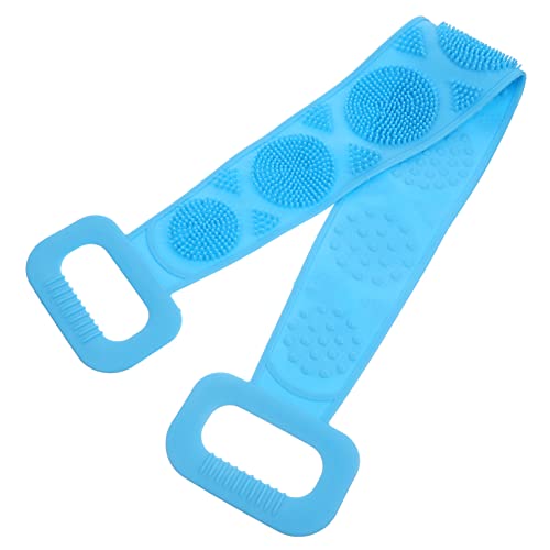 Vaguelly Langanhaltendes Silikon-badehandtuch Rückenreiniger Für Effektives Körper-peeling Duschzubehör Mit Praktischen Griffen Für Zuhause Und Reisen von Vaguelly