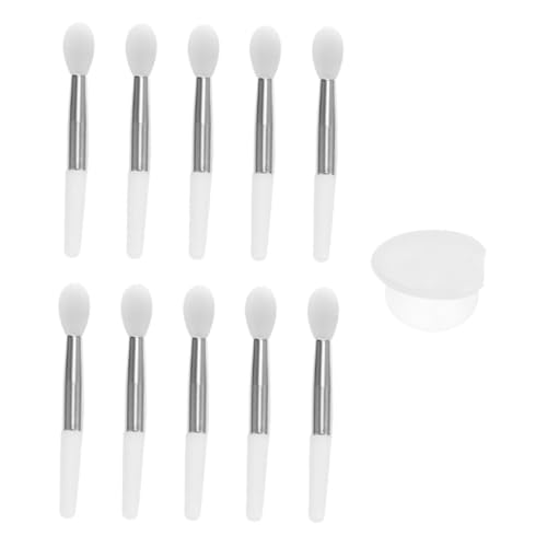 Vaguelly Silikon Lippenpinsel mit Abnehmbarem Schutz Sanfte und Hygienische Lippenstift Applikatoren Transparent Praktisch für Makeup Unterwegs und Geschenk für Damen von Vaguelly