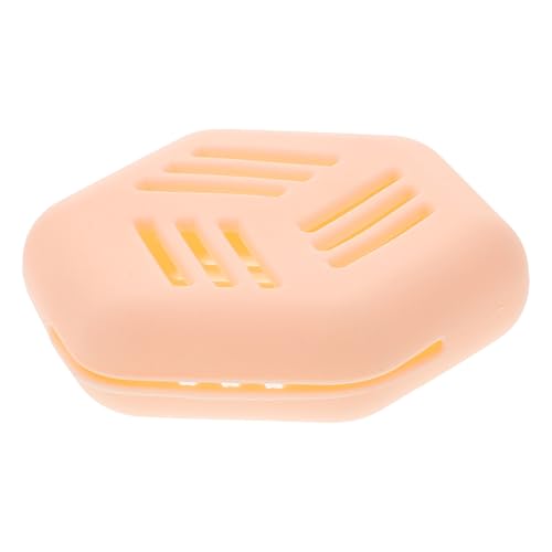Vaguelly Silikon Make up Schwammhalter Tragbare Puderquasten Aufbewahrungsbox Atmungsaktiv Staubdicht Für Trocken Und Nass Kosmetikschwämme Reise Organizer Leicht Und Vielseitig von Vaguelly