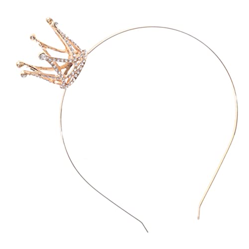 Vaguelly Strasssteine Tiara Haarschmuck für Stirnband für Geburtstagsfeiern Krone Kopfbedeckung aus Langlebiger Bequem und Leicht Tragbar von Vaguelly