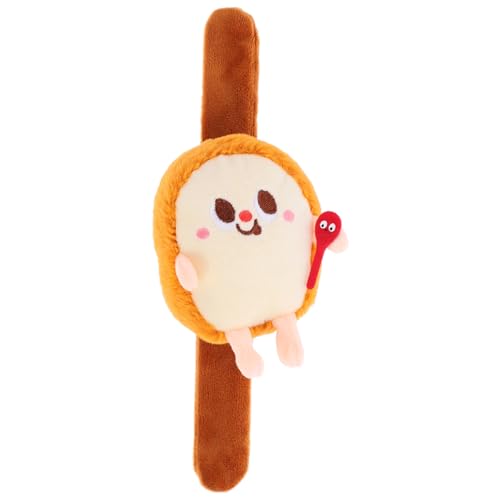 Vaguelly Süßes Plüsch Schnapparmband im Sandwich Design Cartoon Handgelenkspielzeug für Geburtstagsfeiern Party Goodies und Kreative Anlässe von Vaguelly