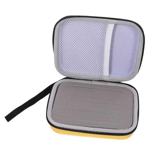 Vaguelly Tasche Für Gitarrenpicks Guitar Pick -Fall Gitarrenkoffer Akustisch Gitarrenplektren Mit Etui Plektrum Akustikgitarre Gitarrentuner Aufkleber Aufhänger Gitarrentasche Eva Yellow von Vaguelly