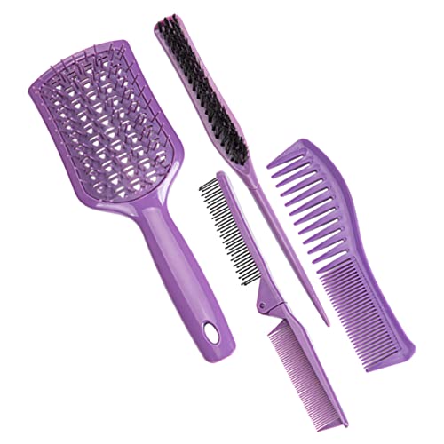 Vaguelly Teiliges Haarkamm Für Männer Und Frauen Multifunktionale Haarkämme Für Friseure Styling Und Pflege Tragbare Faltbare Haarkämme Für Salon Und Zuhause von Vaguelly