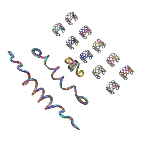 Vaguelly Teiliges Haarschmuck Zöpfe Spiralförmige Haarringe Vintage Dreadlock Schmuck Ethno stil Haarspiralen Clips für Damen und Herren Vielseitige Flecht Styling accessoires Vaguelly Teiliges Haarschmuck Zöpfe Spiralförmige Haarringe Vintage Dreadlock Schmuck Ethno stil Haarspiralen Clips für Damen und Herren Vielseitige Flecht Styling accessoires von Vaguelly