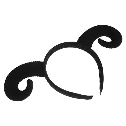 Vaguelly Tierisches Stirnband mit Schafhörnern Halloween Kopfschmuck Süßes Headdress für Partys Foto Requisiten Weich und Bequem für Verschiedene Anlässe Vaguelly Tierisches Stirnband mit Schafhörnern Halloween Kopfschmuck Süßes Headdress für Partys Foto Requisiten Weich und Bequem für Verschiedene Anlässe von Vaguelly