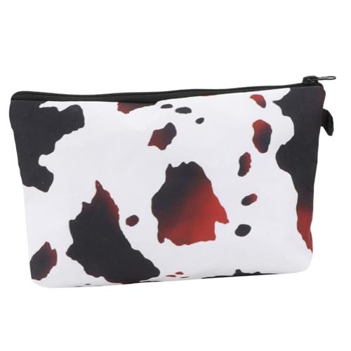 Vaguelly Tragbare Kosmetiktasche Im Kuhmuster Reise-waschtasche Für Damen Und Herren Farbenfrohes Design Perfekter Organizer Für Pflegeprodukte Und Make-up Bei Reisen von Vaguelly