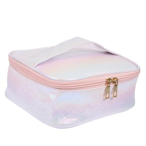 Vaguelly Tragbare PVC Kosmetiktasche Kreativer Kulturbeutel Für Damen Einfacher Kosmetikorganisator Modischer Waschbeutel Für Reisen Und Alltag Und Transparent Vaguelly Tragbare PVC Kosmetiktasche Kreativer Kulturbeutel Für Damen Einfacher Kosmetikorganisator Modischer Waschbeutel Für Reisen Und Alltag Und Transparent von Vaguelly