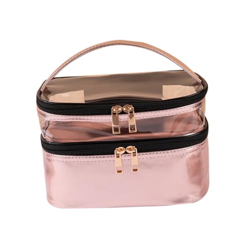 Vaguelly 1stück Transparente Kosmetiktasche Für Reisen Doppelschichtiger Multifunktionaler Toiletry Organizer Wasserdichtes Design Für Make-up Und Persönliche Gegenstände Für Damen Im von Vaguelly