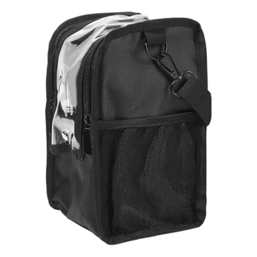 Vaguelly Transparente Make-up-künstler-Tasche Reise-Schultertasche Tragbar Durchsichtig Kosmetik-aufbewahrungs-Organizer Halter Für Make-up-Pinsel Reisetasche Für Frauen Kleine von Vaguelly