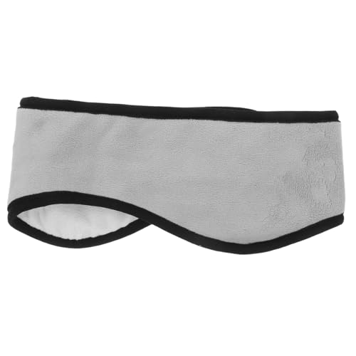 Vaguelly Verstellbares Fleece Ohrwärmer Stirnband mit Weichem Plüschfutter Winddicht und Kältegeschützt für Schlaf Gehörschutz Unisex für Männer Frauen Ski Laufen Radfahren von Vaguelly