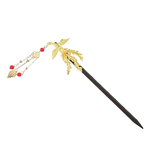Vaguelly Vintage Stil Holz Haarnadel mit Quaste Chinesisches Haarstäbchen für Damen Hanfu Zubehör Einfache Handhabung Passend für Traditionelle Frisuren und Festliche Anlässe Vaguelly Vintage Stil Holz Haarnadel mit Quaste Chinesisches Haarstäbchen für Damen Hanfu Zubehör Einfache Handhabung Passend für Traditionelle Frisuren und Festliche Anlässe von Vaguelly