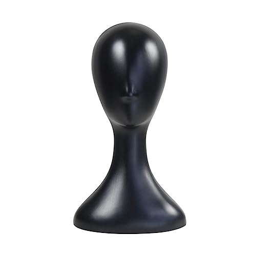 Vaguelly Perücken Modellkopf aus Kunststoff Tragbar für Damen zur Präsentation von Schmuck und Haarteilen von Vaguelly