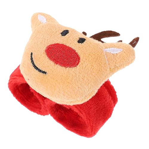 Vaguelly Weihnachtliches Slap Armband im Niedlichen Rentierdesign Dekorativ für Weihnachten und Partytüten Stabil und Komfortabel von Vaguelly