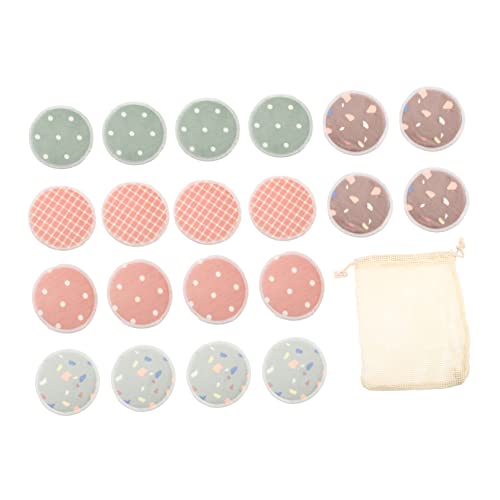 Vaguelly Waschbare Make up Entferner Pads Aus Bambusfaser 8cm Mit Aufbewahrungstasche Umweltfreundliche Und Wiederverwendbare Kosmetik Reinigungspads Für Gesichtsreinigung von Vaguelly