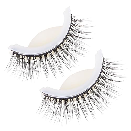 Vaguelly Wimperntusche Für Falsche Wimpern Wimpernverlängerung Für Frauen Selbstklebende Wimpern Kunstwimpern Künstliche Brille Wispy Wiederverwendbare Lösung Wimpernzange von Vaguelly