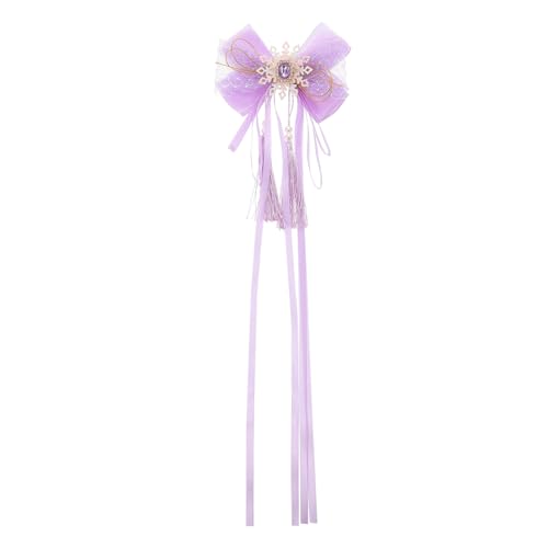 Vaguelly -haarspange Mit Schleife Für Mädchen Chinesisches Neujahr Haaraccessoire Clip Haarschmuck Leicht Und Weich Robuster Clip Für Alltag Und Partys von Vaguelly