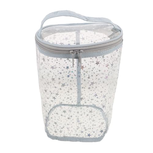 Vaguelly Transparente Reisetasche Großvolumig Tragbar Organizer Für Make-up Und Kosmetika Geeignet Für Damen Und Herren Robuste Konstruktion von Vaguelly