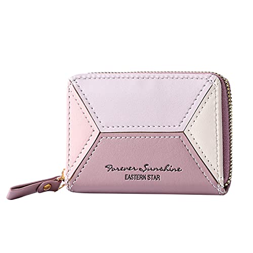 VaiKanhai Lady Wallet Fashion Bag und sehr tragbare, leichte und große Brieftasche Herren Brieftasche Echtleder (Zjsjm C-Pink, One Size) von VaiKanhai