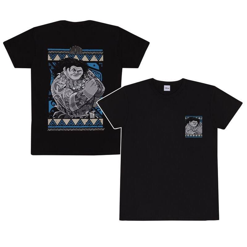 Vaiana - Disney T-Shirt - Vaiana 2 - Maui Tribal - S bis XXL - für Männer - Größe XXL - schwarz - Lizenzierter Fanartikel Vaiana - Disney T-Shirt - Vaiana 2 - Maui Tribal - S bis XXL - für Männer - Größe XXL - schwarz - Lizenzierter Fanartikel von Vaiana